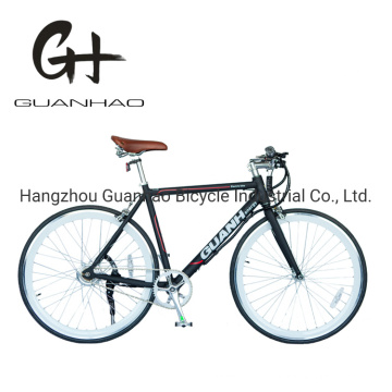 700c 45km/H Ce 24V8ah Hidden Battery OEM/ODM 180W City Fixie Gear Single Electric Biycle